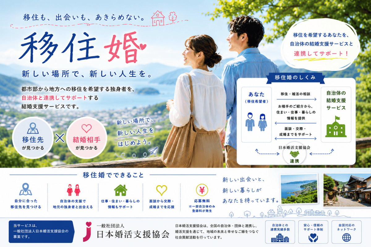 “結婚+地方移住”の新たな選択肢