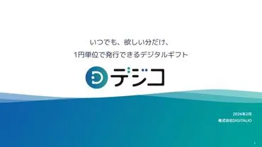 デジタルギフトサービス「デジコ」