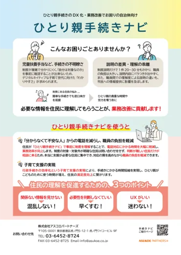 ひとり親家庭支援手続きナビ