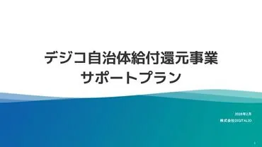 デジコ自治体給付還元事業サポート