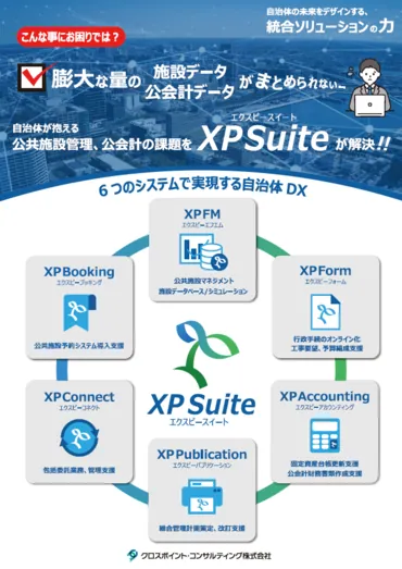 公共施設・公会計データの管理をスマートに