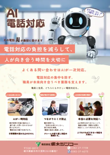 AI電話対応