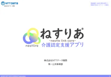 介護認定支援アプリ「ねすりあ」